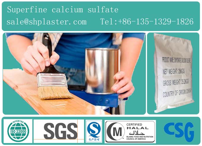 Supferfine calcium sulfate